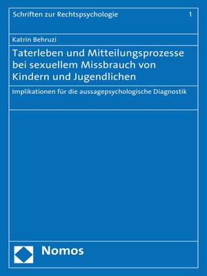 cover image of Taterleben und Mitteilungsprozesse bei sexuellem Missbrauch von Kindern und Jugendlichen